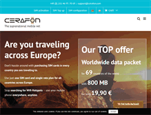 Tablet Screenshot of cerafon.com
